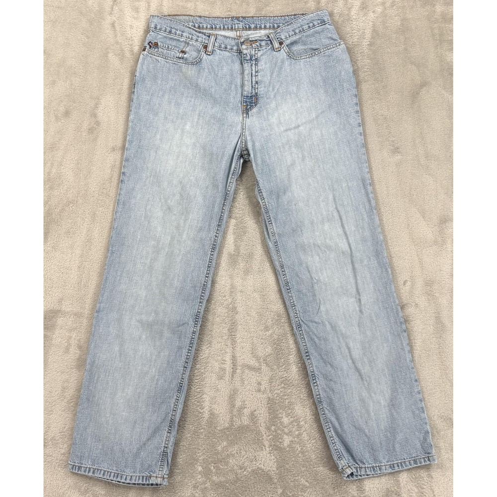 Vintage Polo Ralph Lauren Saturday Jeans Womens 12 L29 Straight 90s Y2K‎ Blue